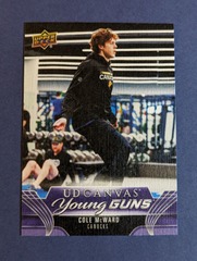 2023-24 Upper Deck Series 2 UD Canvas Young Guns Rookie RC #C229 Cole McWard